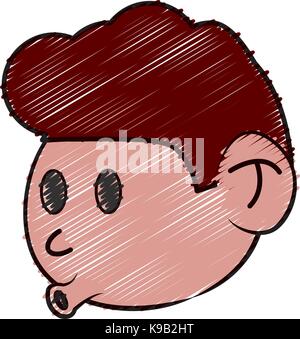 Cool guy cartoon Stock Vector