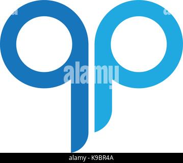 P Letter logo template vector illustration Stock Vector