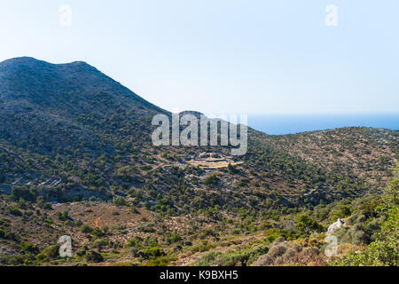 Mountain landscapes of the Akrotiri peninsula of the Chania regional unit of Crete, Greece Stock Photo