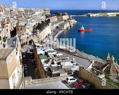 Malta vibrant colours Stock Photo