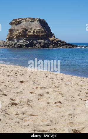 Beach of Porto Novo in Torres Vedras. Portugal Stock Photo