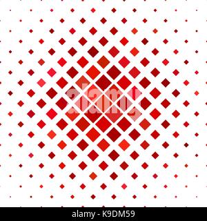 Colored square pattern background - vector illustration from diagonal squares in red tones Stock Vector
