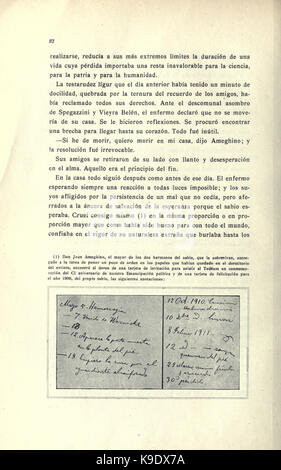 Obras completas y correspondencia cientifica de Florentino Ameghino (Page 82) BHL23012321 Stock Photo