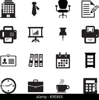 Office icon Stock Vector