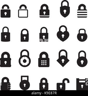 Padlock Icon Stock Vector