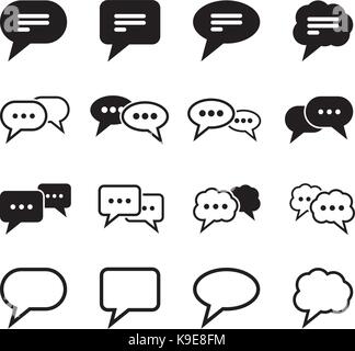 Speech bubble vector Stock Vector