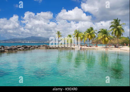 Anse Mitan - Fort-de-France - Martinique - Tropical island of Caribbean sea Stock Photo