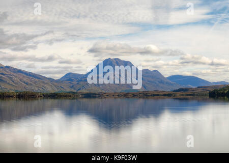 Loch Marree, Wester Ross, Northwest Highlands, Scotland, United Kingdom Stock Photo