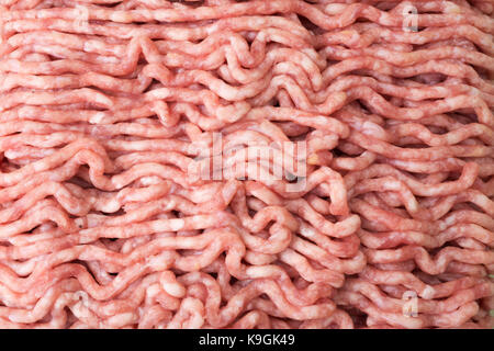 Fresh and newly minced pork and beef meat Stock Photo