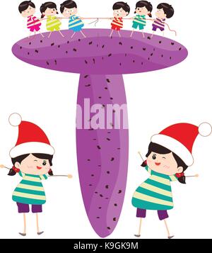 Illustration of a Kid Leaning on a Letter S Stock Vector Image & Art ...