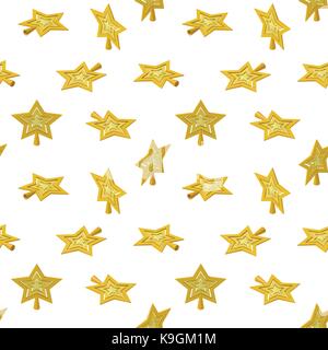 Christmas Star tree topper pattern Stock Vector