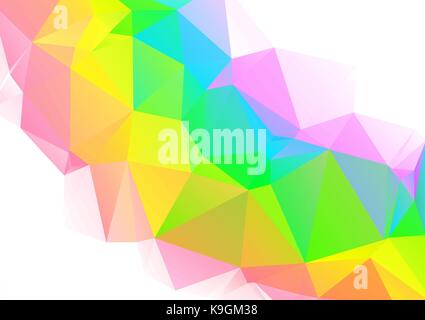 Abstract colorful Geometric Background for Design Stock Vector