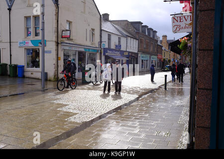 Cameron Square Fort William Scotland Stock Photo