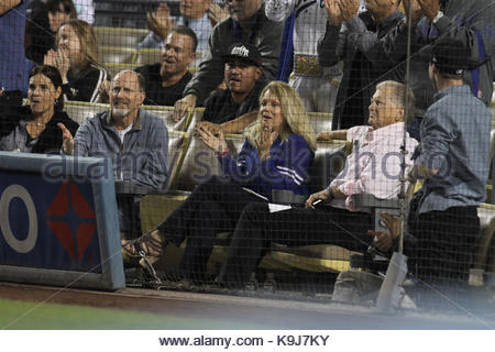 Mary Hart. Mary Hart watches the Dodgers win the game. The Los Stock ...