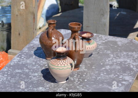 Astana, Kazakhstan - Exhibit in ethnic festival in summer 2017 Stock Photo