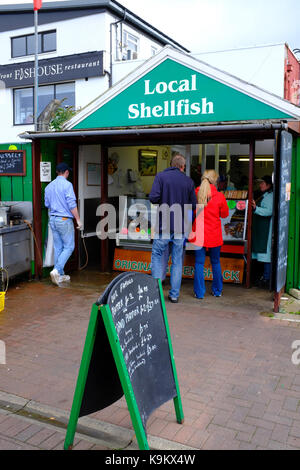 Local Shellfish bar Oban - Scotland UK Stock Photo - Alamy