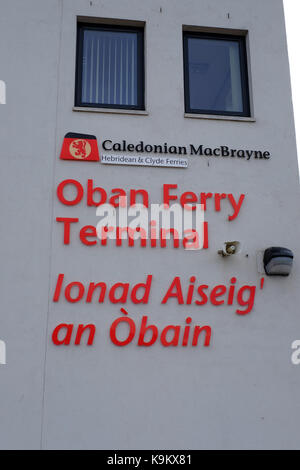 Oban Ferry Terminal - Oban - Scotland UK Stock Photo