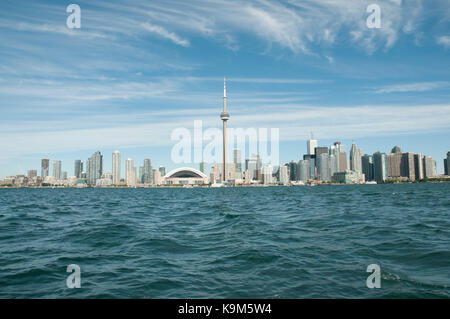 Toronto skyline featuring the CN Tower Stock Photo