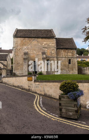 Anglo-Saxon Church of St. Laurence a Grade I listed building, Bradford on Avon, Wiltshire, England, UK Stock Photo