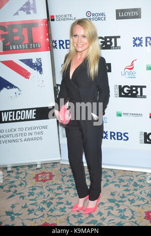 the British LGBT Awards at the Landmark Hotel, London Stock Photo