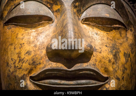 face, head, buddha, sculpture,statue,The National Museum,Exhibition Hall 1, Bangkok, Thailand