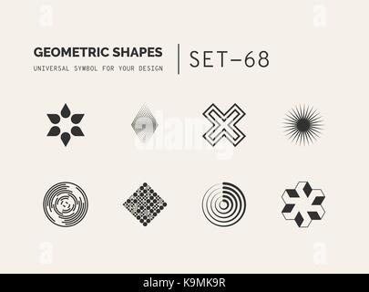 Universal shapes for your design Stock Vector