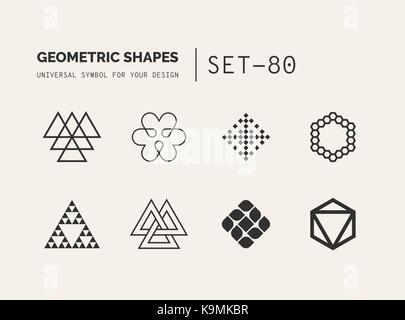 Universal shapes for your design Stock Vector