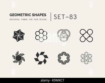 Universal shapes for your design Stock Vector