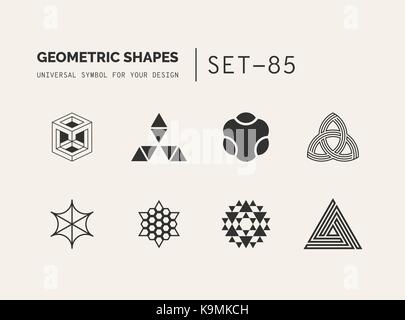 Universal shapes for your design Stock Vector