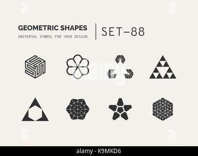 Universal shapes for your design Stock Vector