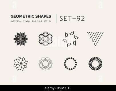 Universal shapes for your design Stock Vector