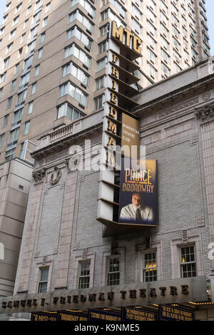 Samuel J Friedman Theatre, Home of Manhattan Theatre Club, Times Square, NYC, USA Stock Photo