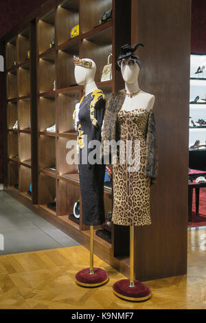 Dolce & Gabbana Designer Store on Fifth Avenue, NYC, USA Stock Photo