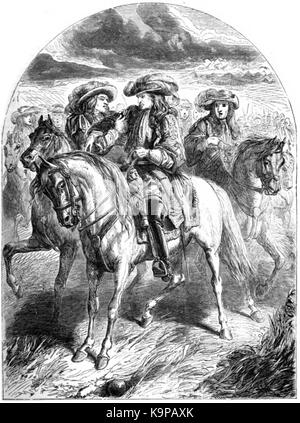 King William III Wounded at the Battle of the Boyne Stock Photo - Alamy