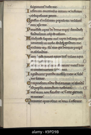 Psalter of Eleanor of Aquitaine (ca. 1185)   KB 76 F 13, folium 164v Stock Photo