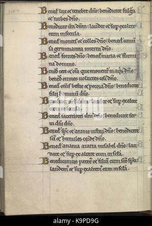 Psalter of Eleanor of Aquitaine (ca. 1185)   KB 76 F 13, folium 168v Stock Photo