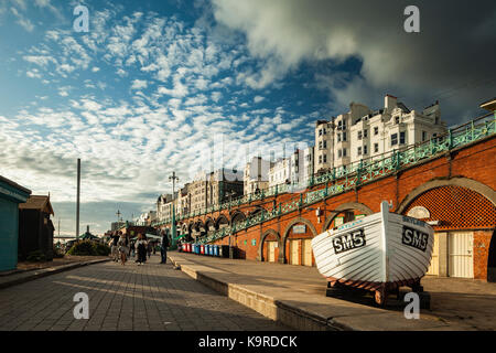 Afternoon at Brighton Fishing Museum, East Sussex, England. Stock Photo