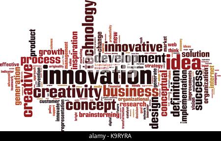 Inventiveness word cloud concept. Vector illustration Stock Vector ...