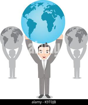 World in hands Stock Vector