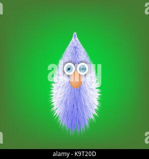 Cute Fur Souvenir Stock Vector
