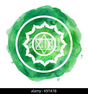 chakra symbol Stock Photo