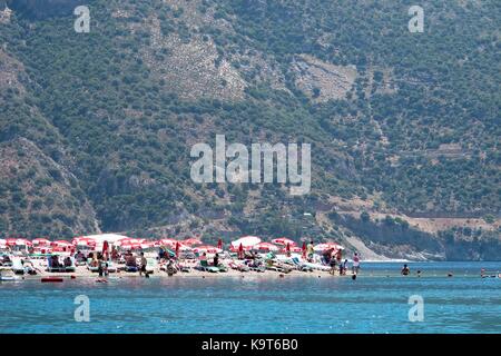 Blue Lagoon bay, Olu Deniz, Turkey. Stock Photo