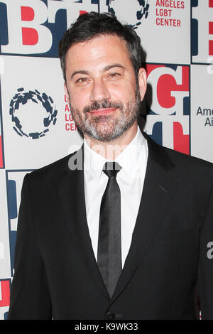 Beverly Hills, Ca. 23rd Sep, 2017. Jimmy Kimmel at the Los Angeles LGBT Center's 48th Anniversary Gala Vanguard Awards at the Beverly Hilton In California on September 23, 2017. Credit: Faye S/Media Punch/Alamy Live News Stock Photo