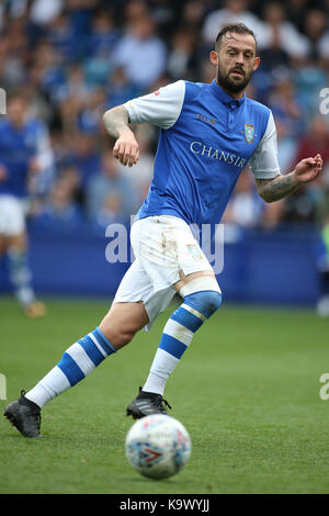 STEVEN FLETCHER SHEFFIELD WEDNESDAY FC HILLSBOROUGH SHEFFIELD ENGLAND 24 September 2017 Stock Photo