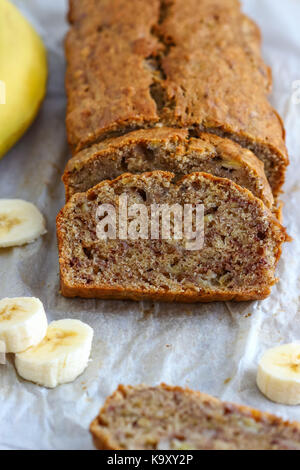 Homemade Banana Bread Stock Photo