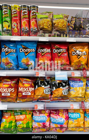 doritos crisps on display in a supermarket Stock Photo - Alamy