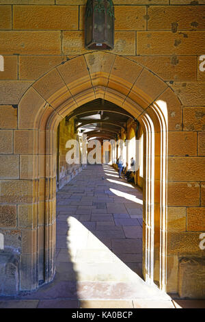 View of the campus of the University of Sydney (USyd), one of the most prestigious universities in Australia Stock Photo