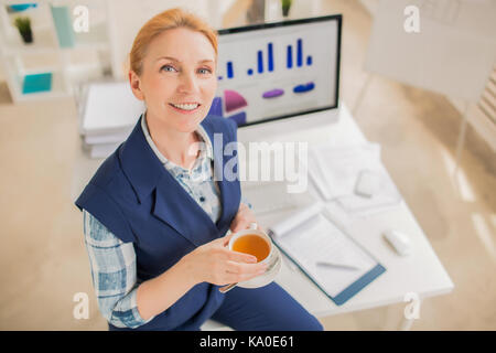 Taking Break from Work Stock Photo