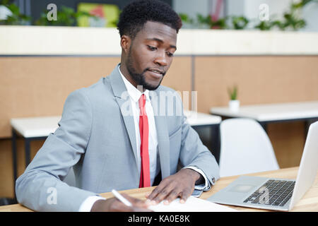 Preparing for Important Negotiations Stock Photo