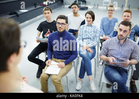 Training for managers Stock Photo